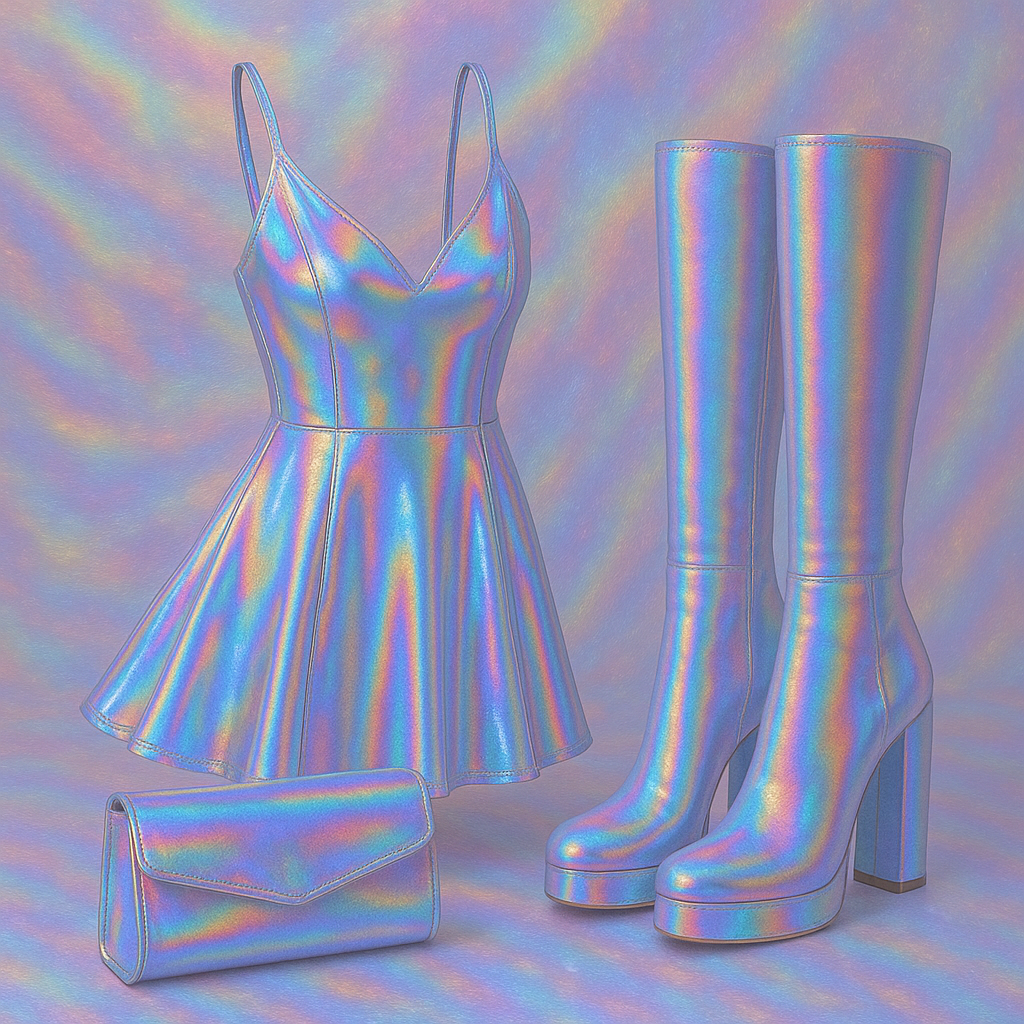 Holographic Sass collection - whimsical fashion and decor from Rainbowscape