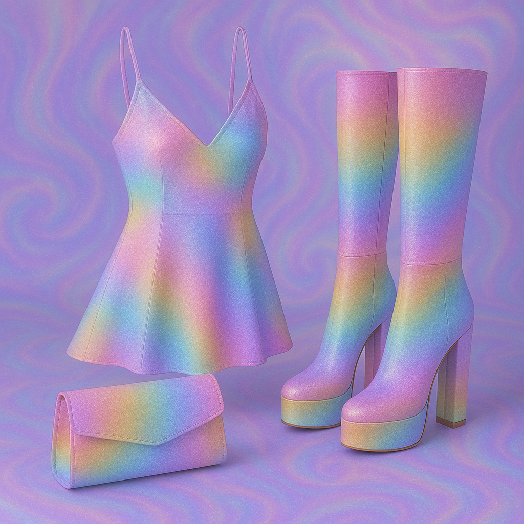 Rainbow Gradient Rush  collection - whimsical fashion and decor from Rainbowscape