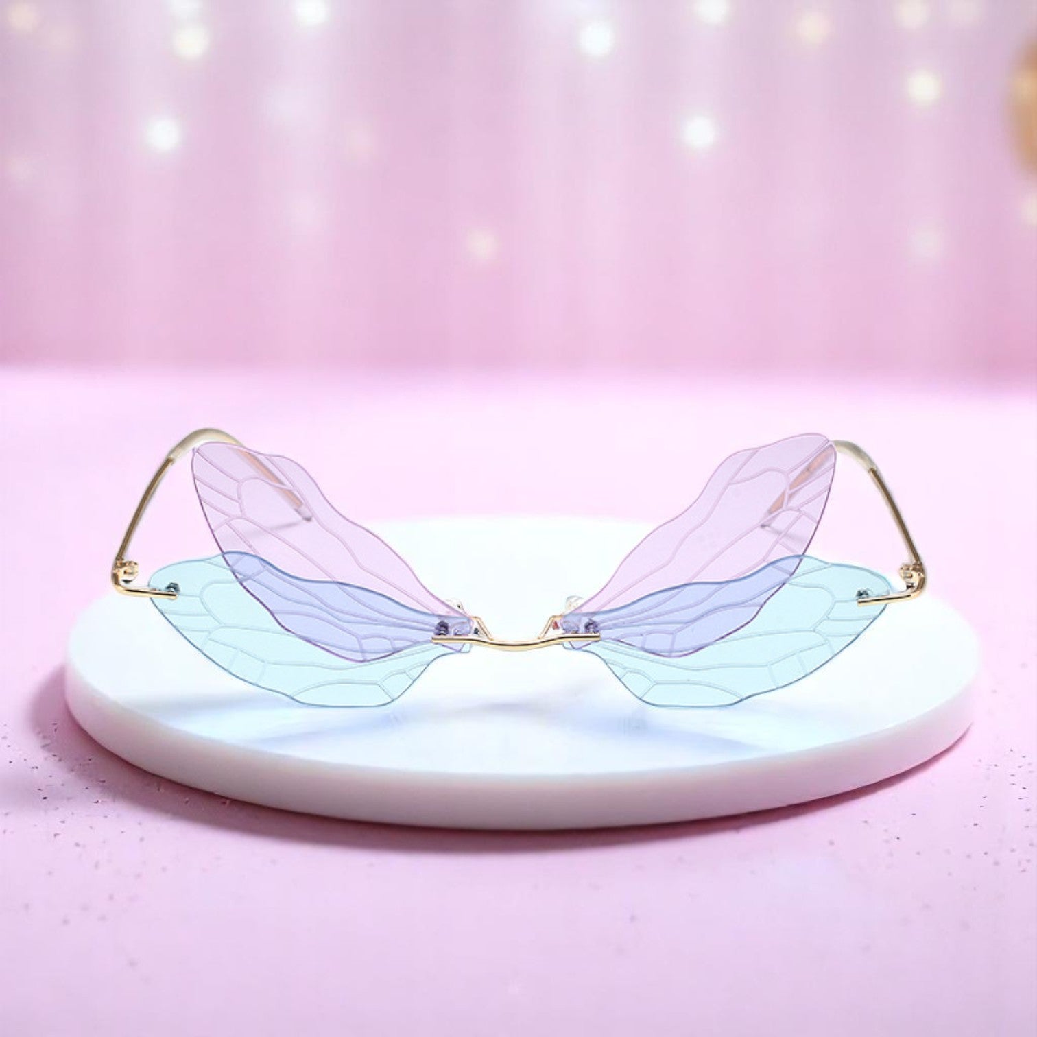 Flutterflick Fantasy Shades – Sunglasses | Iridescent pastel fashion accessory from Rainbowscape