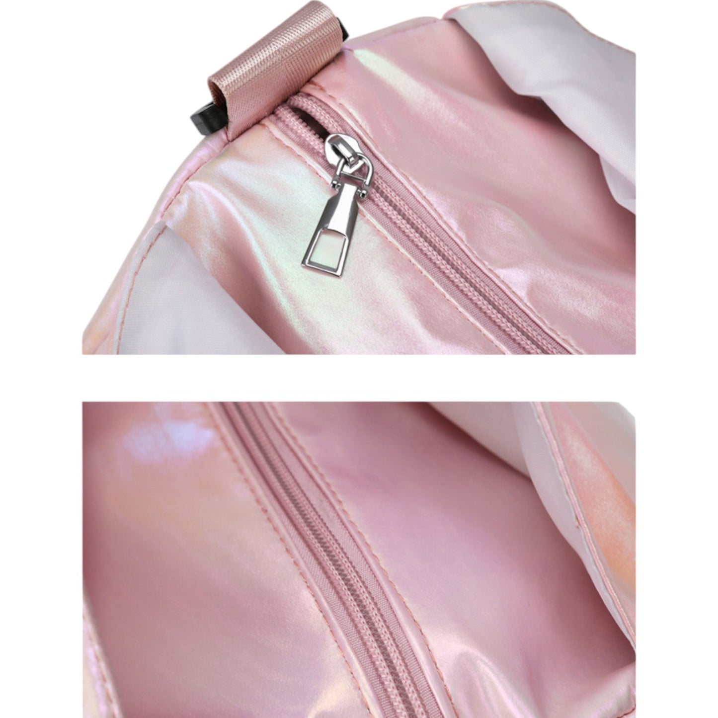 Starlite Strut Gym Tote – Sports Bag | Iridescent pastel fashion accessory from Rainbowscape