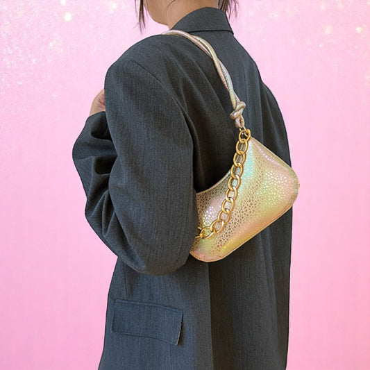 TwinkleTote Mini Moonbag – Handbag | Iridescent pastel fashion accessory from Rainbowscape