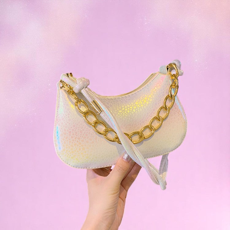 TwinkleTote Mini Moonbag – Handbag | Iridescent pastel fashion accessory from Rainbowscape