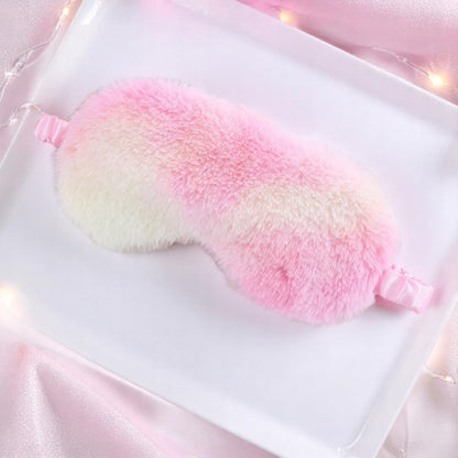 Dozy Bloom Eye Mask – Eye mask | Iridescent pastel fashion accessory from Rainbowscape