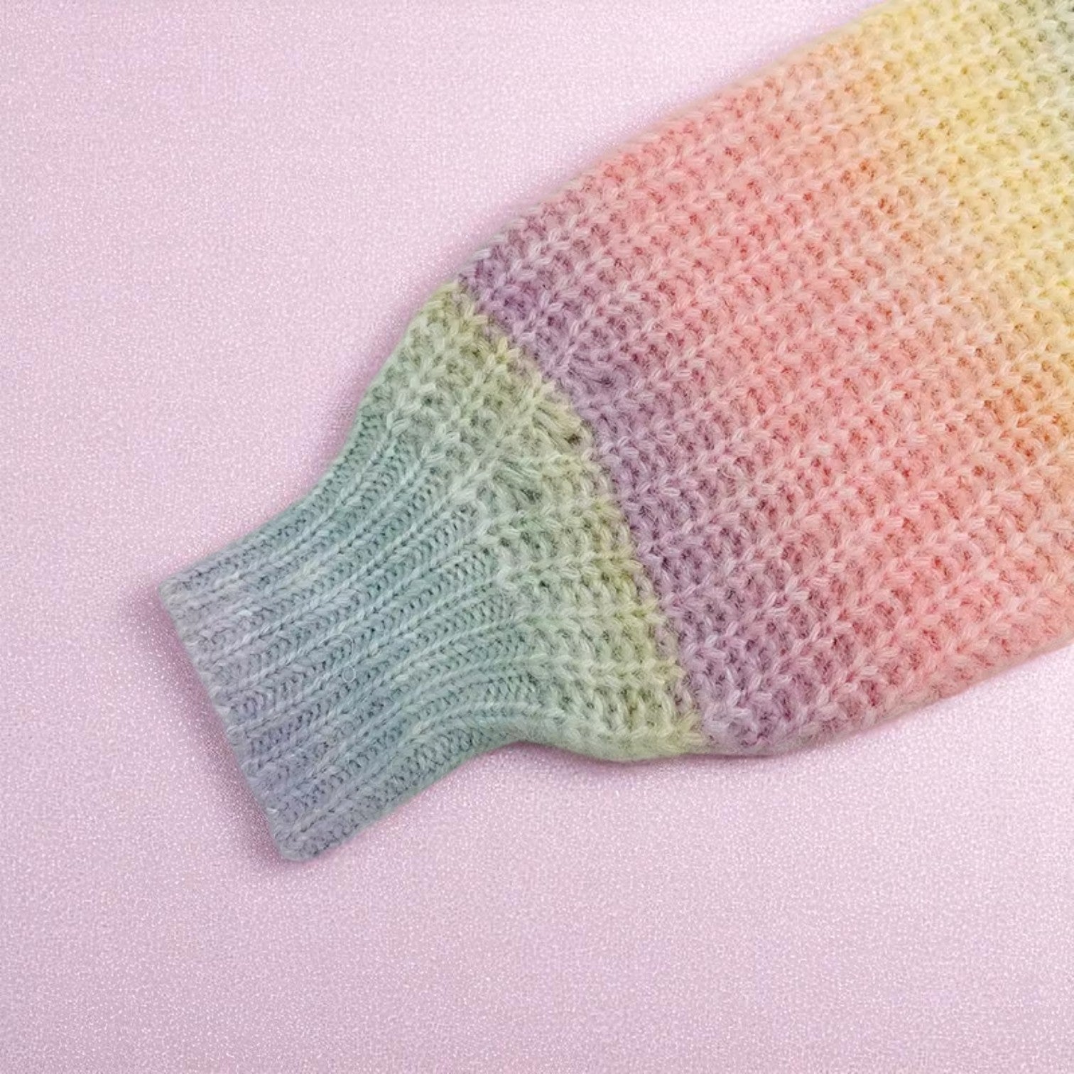Sugar Skies Dreamcoat Cardigan – Cardigan | Iridescent pastel fashion accessory from Rainbowscape