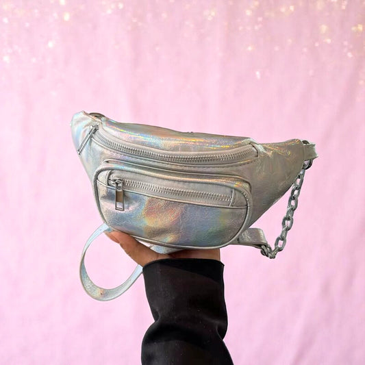 Starlite Hustle Sling Bag – Waist Pack | Iridescent pastel fashion accessory from Rainbowscape