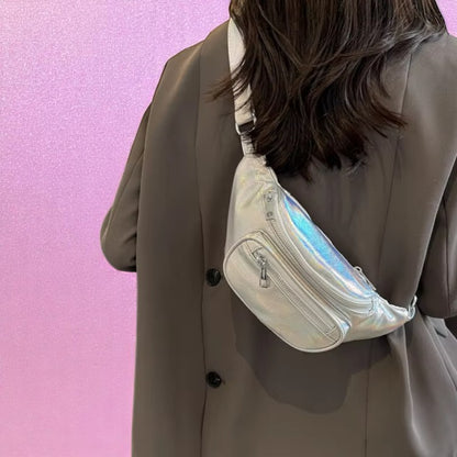 Starlite Hustle Sling Bag – Waist Pack | Iridescent pastel fashion accessory from Rainbowscape
