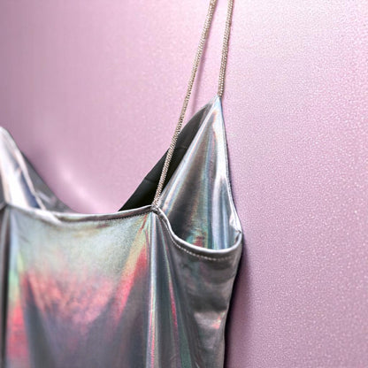 Celestia Drip Slip Dress – Dress | Iridescent pastel fashion accessory from Rainbowscape