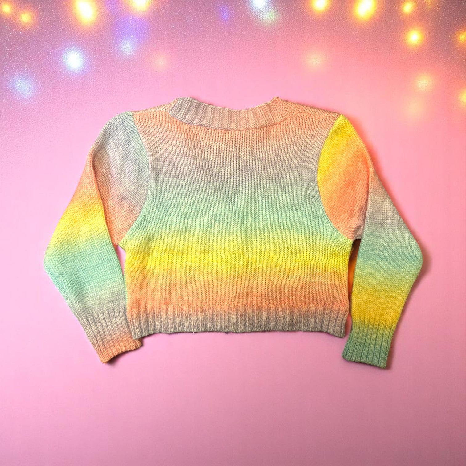 Cloudberry Twist Dream Cardigan – Cardigan | Iridescent pastel fashion accessory from Rainbowscape