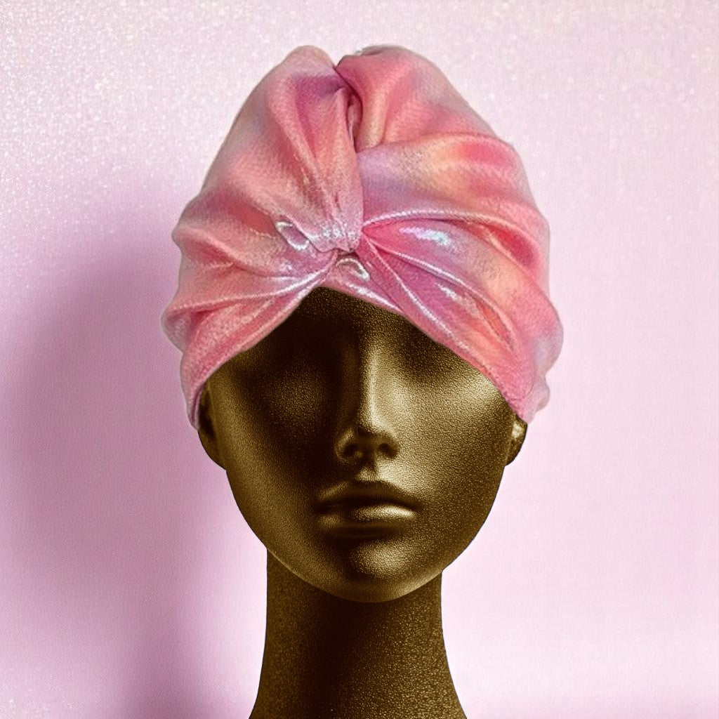 Celestwist Swim Turban – Turban | Iridescent pastel fashion accessory from Rainbowscape