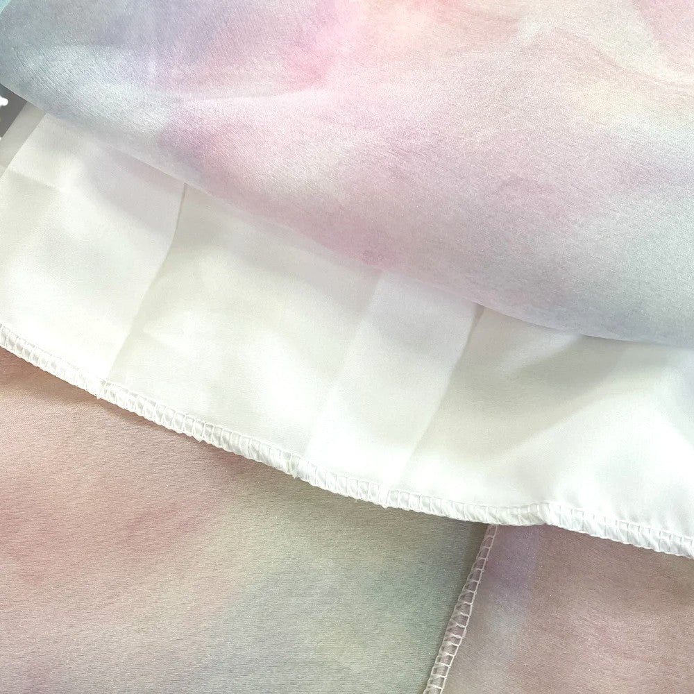 Celestia Drift Maxi Dress – Dress | Iridescent pastel fashion accessory from Rainbowscape