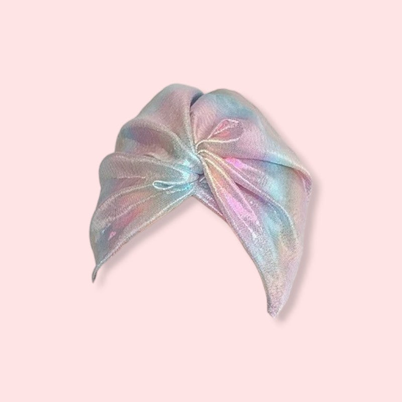 Celestwist Swim Turban – Turban | Iridescent pastel fashion accessory from Rainbowscape