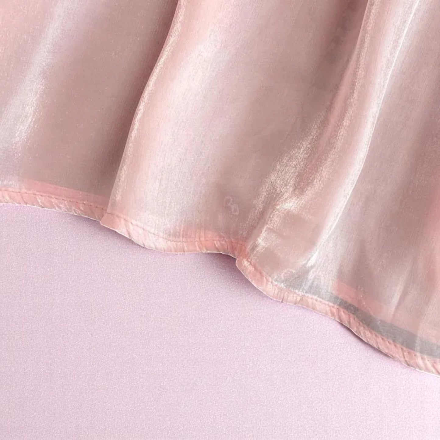 Moonlit Ruffle Waltz Blouse – Blouse | Iridescent pastel fashion accessory from Rainbowscape