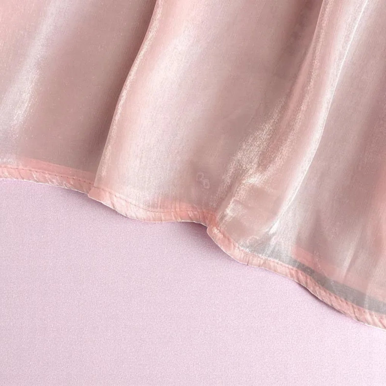 Moonlit Ruffle Waltz Blouse – Blouse | Iridescent pastel fashion accessory from Rainbowscape