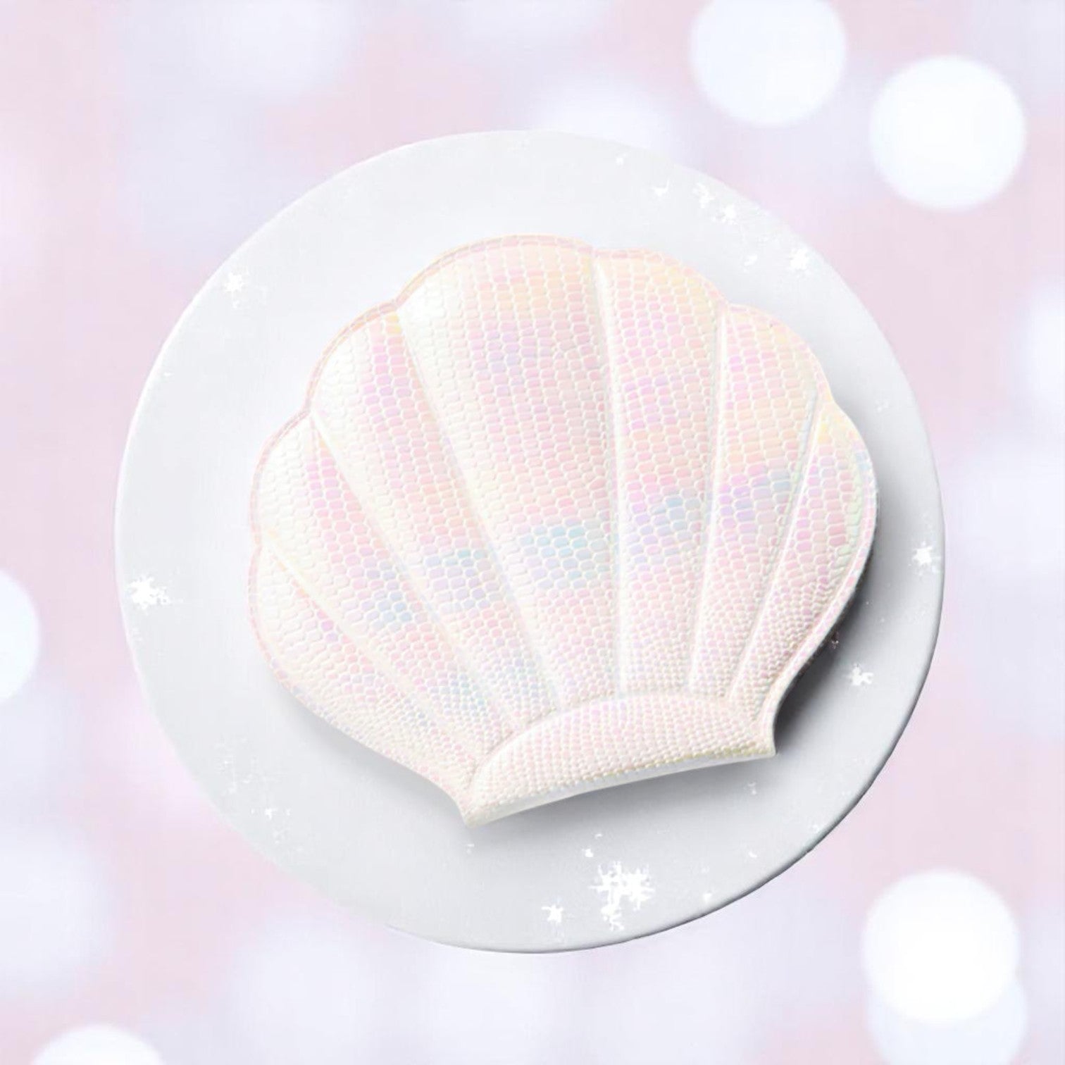 Seapearl Sparkle Mirror – mirror | Iridescent pastel fashion accessory from Rainbowscape