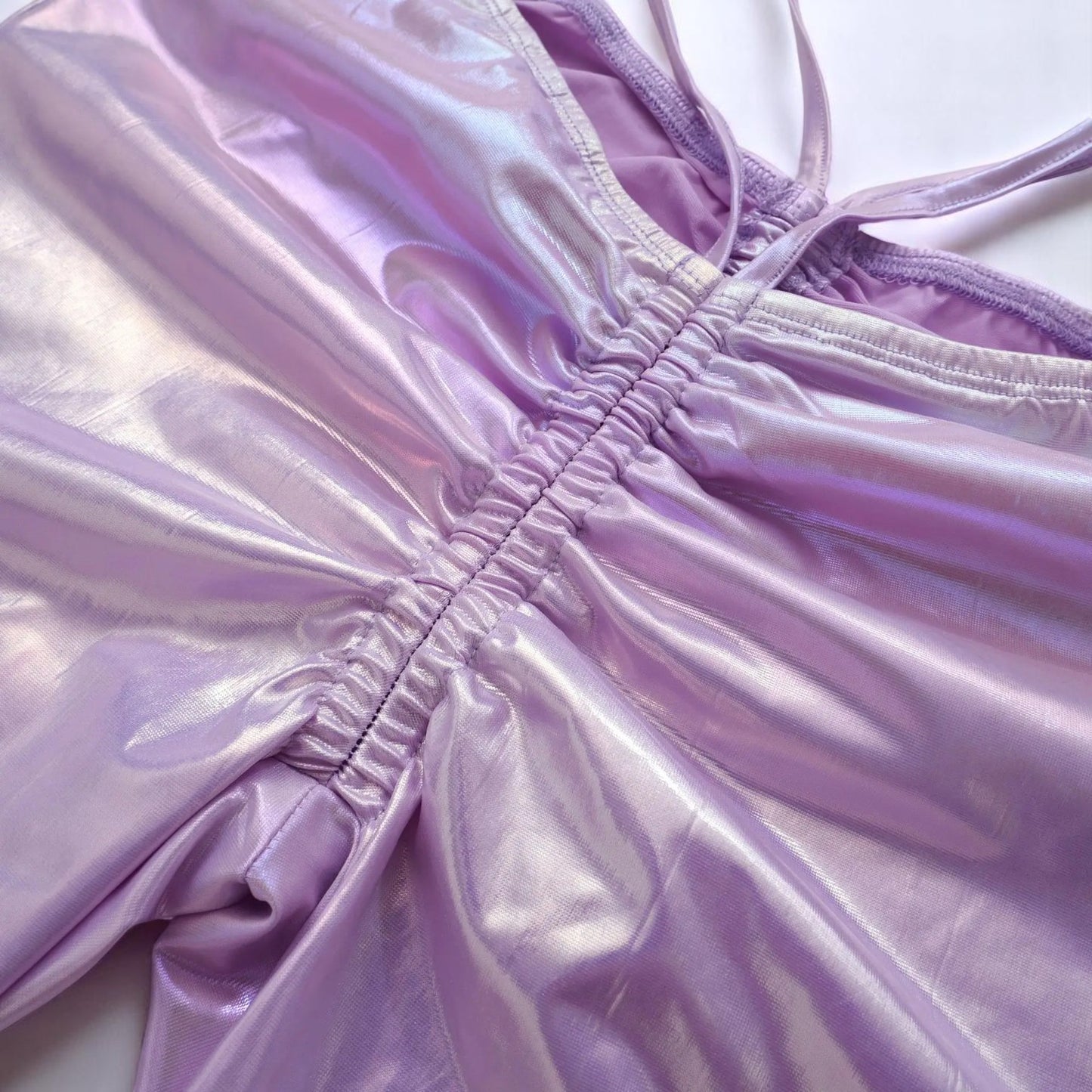 Moonlit Siren Flare Pants – Trousers | Iridescent pastel fashion accessory from Rainbowscape