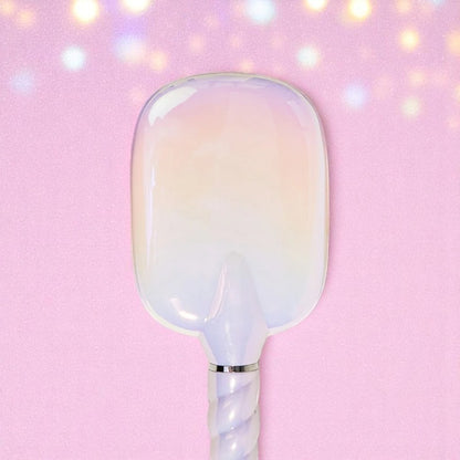 Twist & Tame – Unicorn Paddle Brush – Hair Brush | Iridescent pastel fashion accessory from Rainbowscape