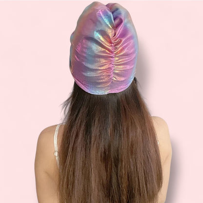 Celestwist Swim Turban – Turban | Iridescent pastel fashion accessory from Rainbowscape