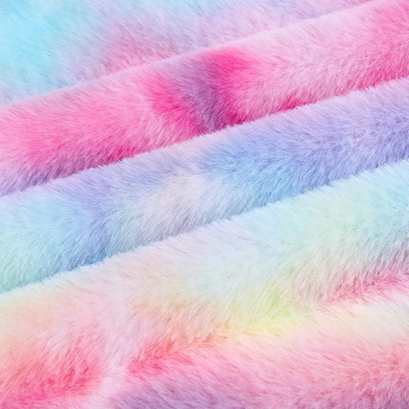 Cosmic Puff Zip-Up Fleece – Jumper | Iridescent pastel fashion accessory from Rainbowscape
