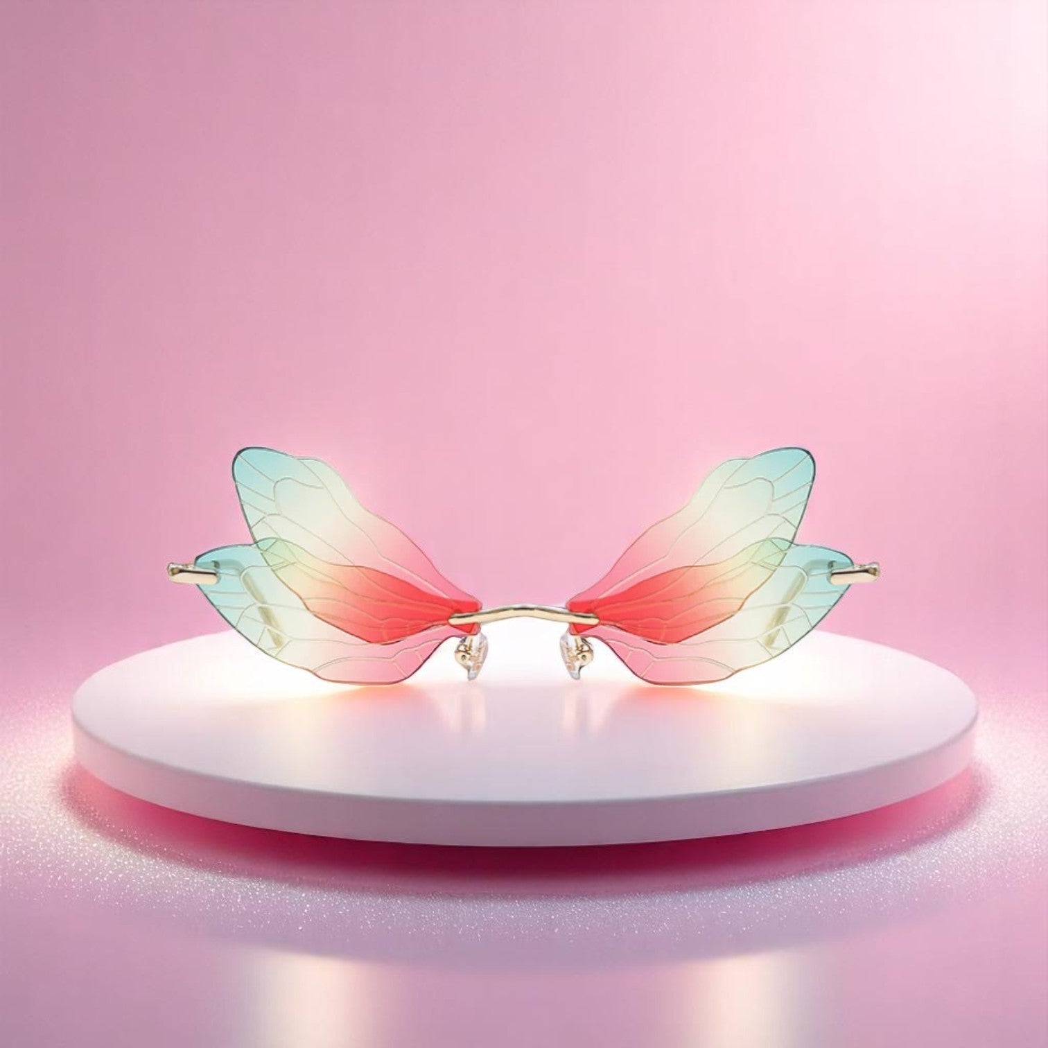 Flutterflick Fantasy Shades – Sunglasses | Iridescent pastel fashion accessory from Rainbowscape