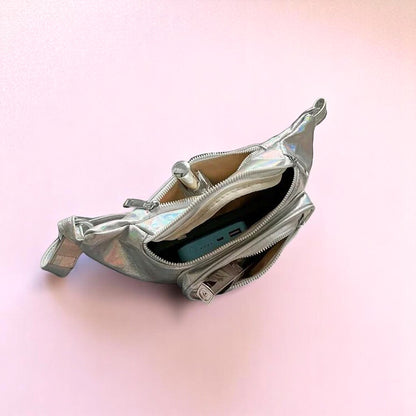 Starlite Hustle Sling Bag – Waist Pack | Iridescent pastel fashion accessory from Rainbowscape