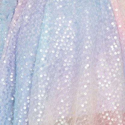Stardust Serenade Halter Dress – Dress | Iridescent pastel fashion accessory from Rainbowscape
