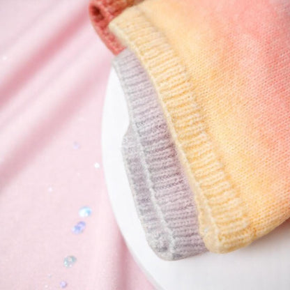 Dreamstroll Knit Leg Warmers – Leg Warmer | Iridescent pastel fashion accessory from Rainbowscape