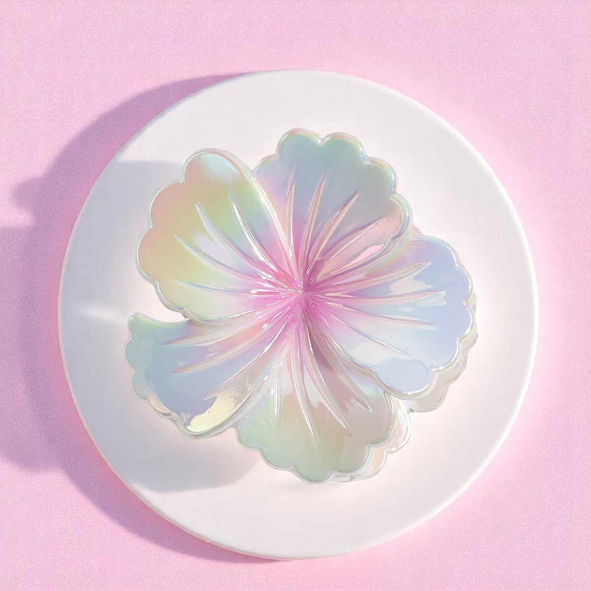 Petalwish Iridescent Claw Clip – Hair Clip | Iridescent pastel fashion accessory from Rainbowscape