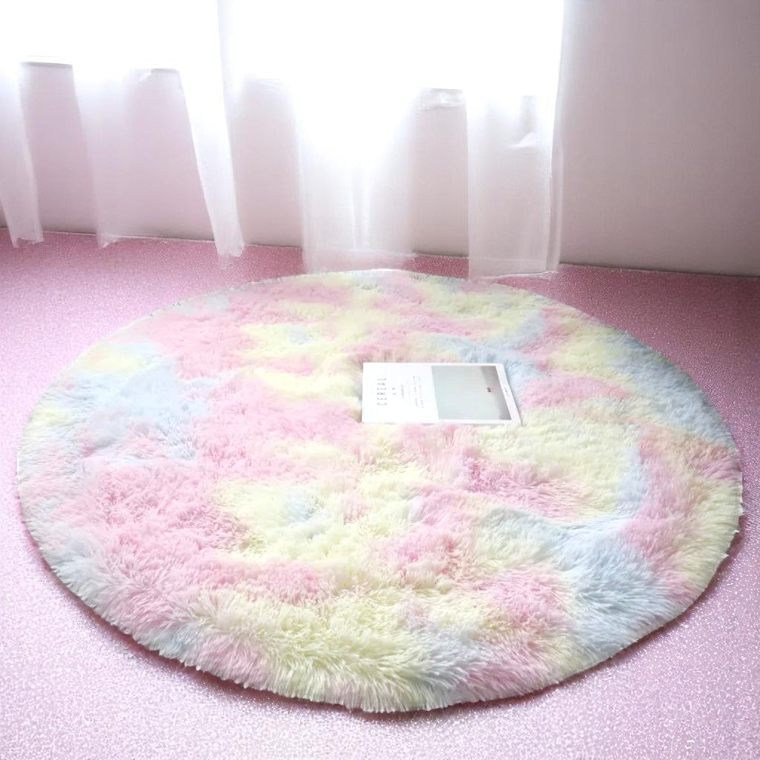 Celestial Cloud Puff Rug – Carpet | Iridescent pastel fashion accessory from Rainbowscape