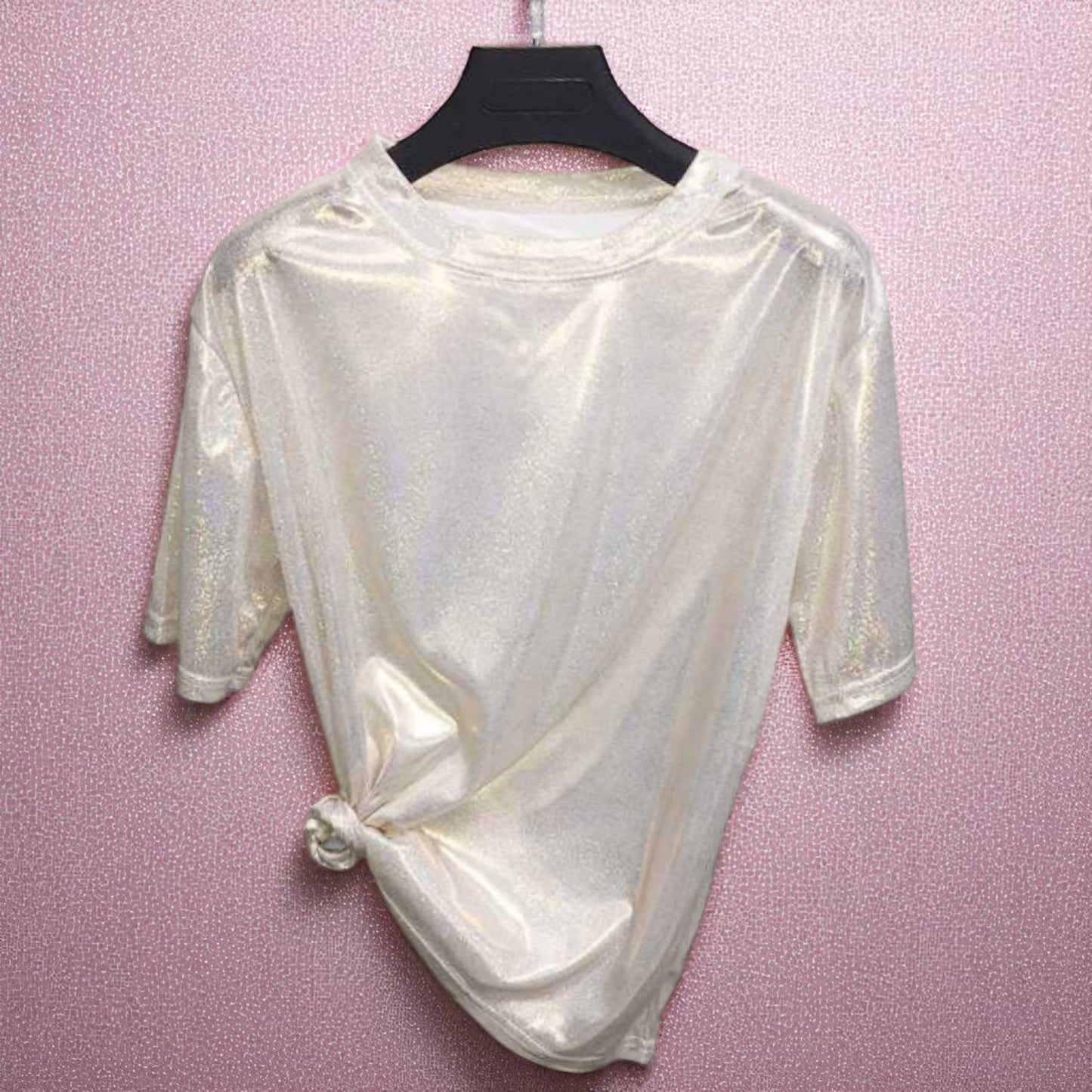 Moonbeam Mirage Tee – Tops | Iridescent pastel fashion accessory from Rainbowscape